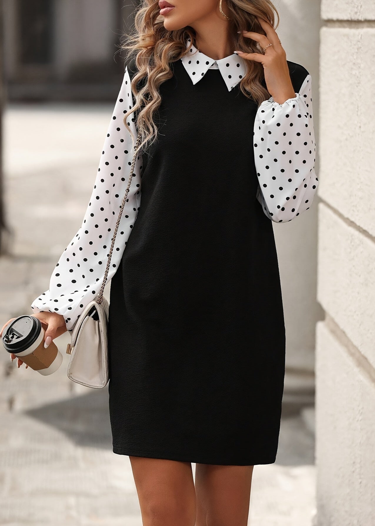 Abigail - Elegant long-sleeve dress