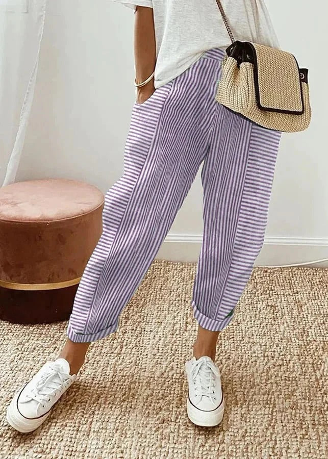 Lola - Striped trousers