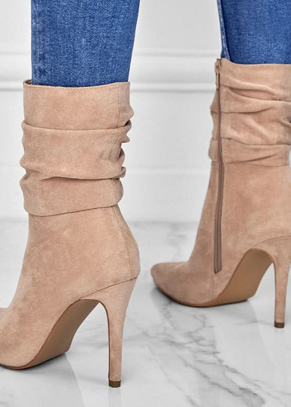 High-Heeled Ankle Boots
