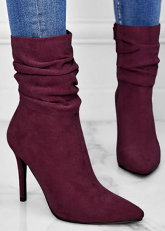 High-Heeled Ankle Boots