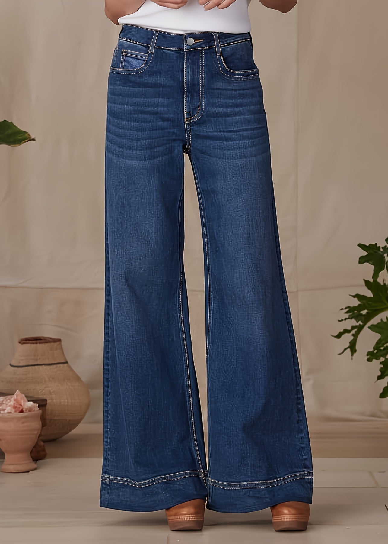 Melanie - Denim High Waisted Jeans