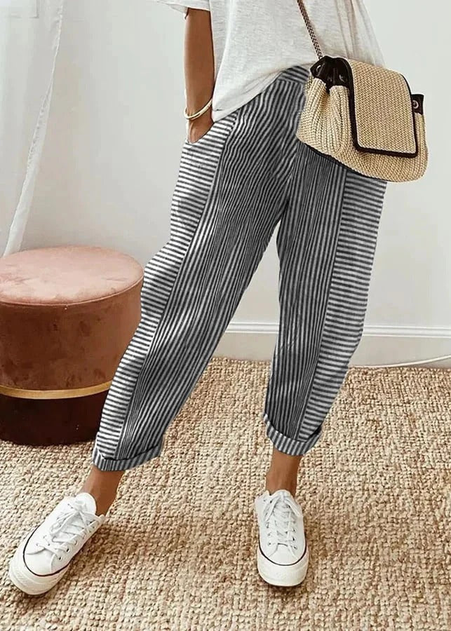 Lola - Striped trousers